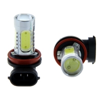 Комплект светодиодных ламп TORSO H16, 12 В, 7.5 Вт, 2 шт., 5 LED-COB, свет белый