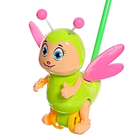 Каталка "Забавная бабочка", цвета МИКС