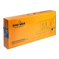 Душевая система ZEIN Z3869, смеситель, тропическая и ручная лейка, алюминий, черная