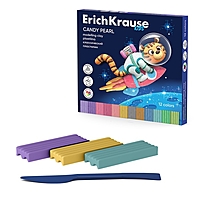 Пластилин 12цв 216г ErichKrause Kids Space Animals Candy Pearl, перламутровый, со стеком