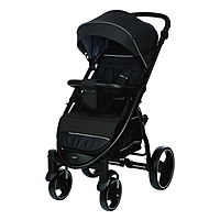 Коляска прогул. MAXIMA (2кол.(20см)2кол.(30см), съемн.бамп.) (INDIGO), черный