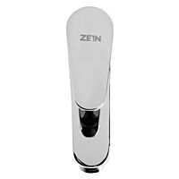 Смеситель для раковины ZEIN Z3411, однорычажный, на гайке, картридж керамика 35 мм, серый