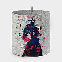 Органайзер для хранения "Аниме", серый, 30х30х30 см, 24 л