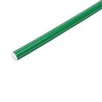 Палка гимнастическая 90 см, цвет: зеленый
