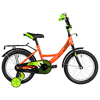 Велосипед 16" Novatrack VECTOR, цвет оранжевый