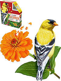 Пазл контурный Щегол 300 элементов 6018