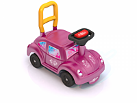 Толокар-каталка Авто GO! Розовое чудо 431012/1