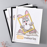 Набор рамок "Формат" 30х40 см, 4 шт. цвет чёрный/белый