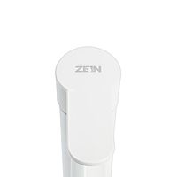 Смеситель для раковины ZEIN Z3651, однорычажный, высота излива 8 см, ABS-пластик, белый