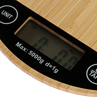 Весы кухонные Luazon LVE-029 Бамбук электронные до 5 кг