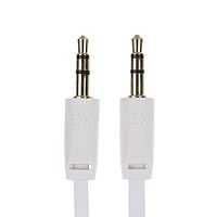 Кабель Exployd EX-K-475 Jack 3.5(м) - Jack 3.5(м),  для микро и наушников, 1 м, белый