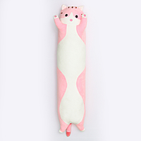 Мягкая игрушка "Котик", 110 см, цвет розовый