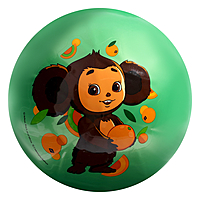 Мяч пвх 23 см "Чебурашка" с наклейкой AD-9(CHE) МИКС