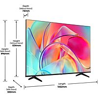 Телевизор HISENSE 65E7KQ, 65", 3840x2160, DVB-T2/C/S2, HDMIх4, USBх1, Q-LED, Smart TV, черный