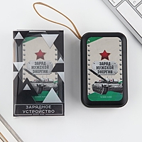 Зарядное устройство "Заряд мужской энергии", 5000мА, мод. PB-01, 10,4 х 6,4 см