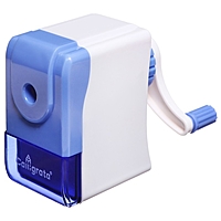 Точилка механическая с контейнером Классика, цвет голубой