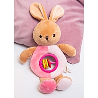 Игрушка-погремушка мягкая «Зайка», от 3 мес., Mum&Baby