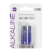 Батарейка алкалиновая Windigo, AA, LR6, блистер, 2 шт
