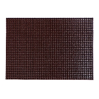 Покрытие ковровое на основе, щетинистое 45х60 см "Травка", цвет темный шоколад