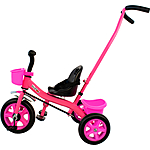Велосипед трехколесный розовый JTR113-2 колеса EVA
