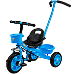 Велосипед трехколесный голубой JTR113-1 колеса EVA