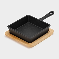 Сковорода чугунная Magma «Ханой», 23×13,5×3,5 см