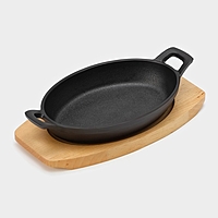 Сковорода чугунная Magma «Далат», 18×12×3 см