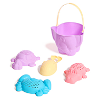 Песочный набор "Африка №8" (ведро+4 формочки ) НПА08 МИКС