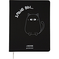 Дневник универсальный для 1-11 класса "Злые вы...", интегральная обложка, искусственная кожа, шелкография, ляссе, 80 г/м2