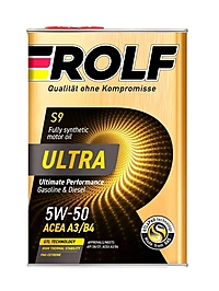 Масло моторное Rolf Ultra 5W-50 A3/B4 SN/CF 4 л синт. металл