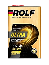 Масло моторное Rolf Ultra 5W-50 A3/B4 SN/CF 1 л синт. металл