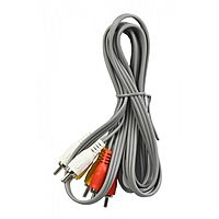 Кабель аудио/видео Smartbuy, 3xRCA(m)-3xRCA(m), 5 м, серый