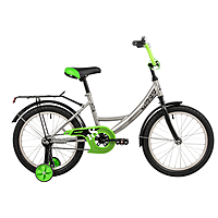 Велосипед 18" Novatrack VECTOR, цвет серебристый