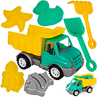Песочный набор Камазик 7 предметов ПН-6Ж