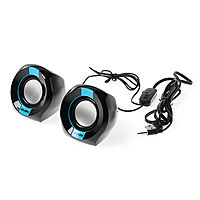 Компьютерные колонки 2.0 Sven 150, 2х2.5Вт, USB, черно-синие