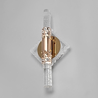 Бра "Айс" LED 3000К золото 23х18х10см