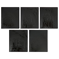 Тетрадь 48 листов в клетку ErichKrause Lettering, обложка мелованный картон, блок офсет, 5В, микс