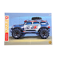 Пазл 12 эл "Внедорожник" 12ПЗ4_31690