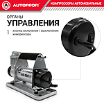 Компрессор автомобильный Autoprofi AK-900 с сумкой