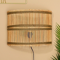 Светильник настенный из ротанга "Амина" 1х120Вт, Е27, 40х17х30 см