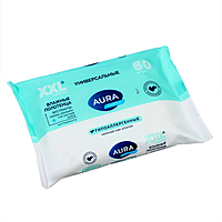 Влажные полотенца Aura Family, 60 шт