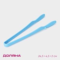 Щипцы "Дуэт" 24,5х4,5х2 см, цвет голубой
