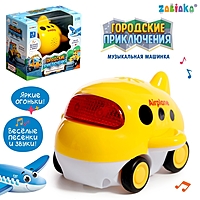 ZABIAKA Музыкальная машинка "Городские приключения" SL-06858A звук, свёт, самолёт