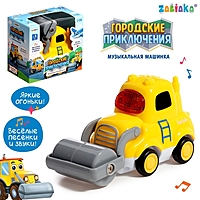 ZABIAKA Музыкальная машинка "Городские приключения" SL-06858B звук, свет, каток