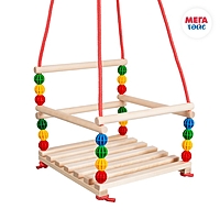 Качели подвесные деревянные 30705