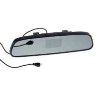 Парктроник TORSO TP-401-8, 8 датчиков, зеркало заднего вида с LED-экраном, 12 В, чёрные