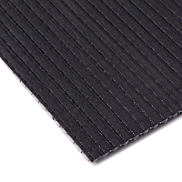 Покрытие ковровое на основе, щетинистое 60х90 см "Травка", цвет черный