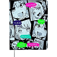Дневник универсальный для 1-11 класса Anime Comix, интегральная обложка, искусственная кожа, шелкография, ляссе, 80 г/м2