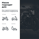 Масло моторное LAVR RIDE UNIVERSAL 2Т FC 4 л п/синт. Ln7742