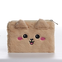 Пенал из плюша ArtFox STUDY "Добрая собачка", 19,5*14,5 см